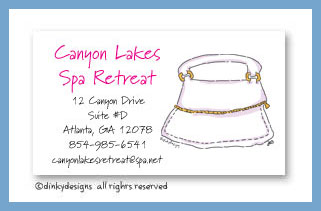 Discounted Dinky Designs Pina colada purse magnets 3.5