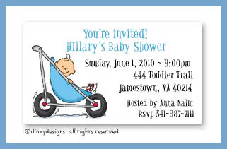 Discounted Dinky Designs Stroller rides - boy magnets 3.5