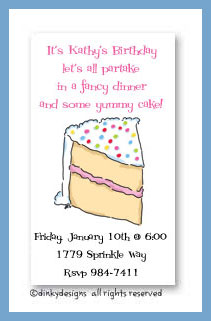 Discounted Dinky Designs Piece o' cake magnets 3.5