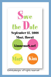 Discounted Dinky Designs Summer dots magnets 3.5