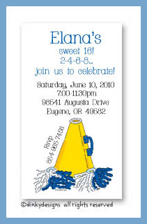 Discounted Dinky Designs Megaphone magnets 3.5