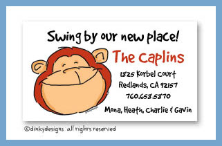 Discounted Dinky Designs Monkey business magnets 3.5