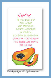 Discounted Dinky Designs Papaya magnets 3.5