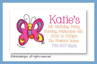 Discounted Dinky Designs Pansy the flutterby magnets 3.5