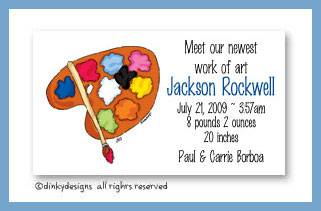 Discounted Dinky Designs Pallet o' paint magnets 3.5