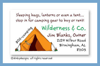 Discounted Dinky Designs Pitch a tent magnets 3.5