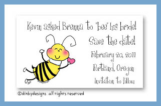 Discounted Dinky Designs Bee-mine magnets 3.5