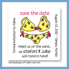 Dinky Designs Discounted Stationery - Teeni bikini magnets 3