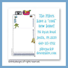 Dinky Designs Discounted Stationery - Freezer door posting magnets 3