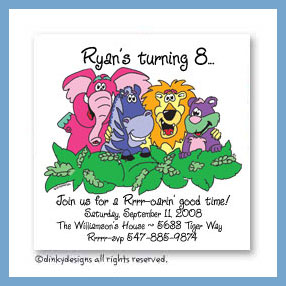 Dinky Designs Discounted Stationery - Zebra & pals magnets 3