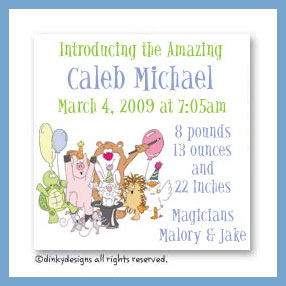 Dinky Designs Discounted Stationery - Magic party magnets 3