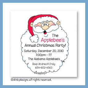 Dinky Designs Discounted Stationery - Jolly ol' St. Nick magnets 3