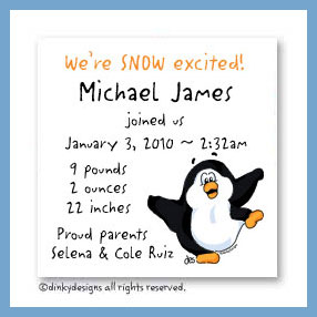 Dinky Designs Discounted Stationery - Poppy the penguin magnets 3