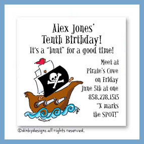 Dinky Designs Discounted Stationery - Pirate ship magnets 3