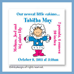 Dinky Designs Discounted Stationery - Eskimo jane magnets 3