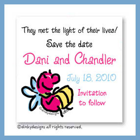 Dinky Designs Discounted Stationery - Lucy the lightning bug magnets 3