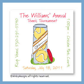 Dinky Designs Discounted Stationery - Can of tennis balls magnets 3