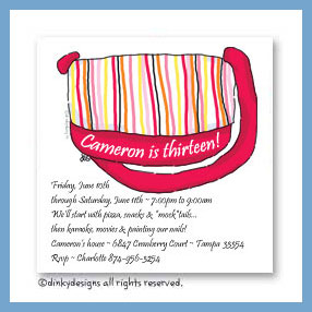 Dinky Designs Discounted Stationery - Tutti fruiti tote magnets 3