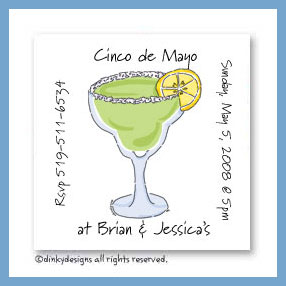 Dinky Designs Discounted Stationery - Margarita with salt magnets 3