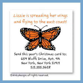 Dinky Designs Discounted Stationery - Monarch-y magnets 3