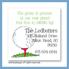 Dinky Designs Discounted Stationery - Tee'd off magnets 3