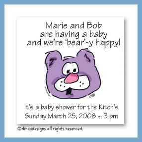 Dinky Designs Discounted Stationery - Barney bear magnets 3