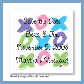 Dinky Designs Discounted Stationery - Tic-tac-toe magnets 3