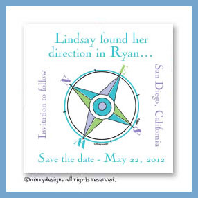 Dinky Designs Discounted Stationery - Compass magnets 3