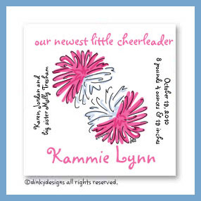 Dinky Designs Discounted Stationery - Pom poms magnets 3