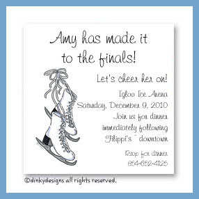 Dinky Designs Discounted Stationery - Figure 8 skates magnets 3