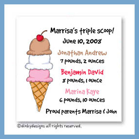 Dinky Designs Discounted Stationery - Triple dip magnets 3