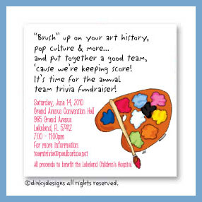 Dinky Designs Discounted Stationery - Pallet o' paint magnets 3