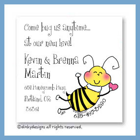 Dinky Designs Discounted Stationery - Bee-mine magnets 3