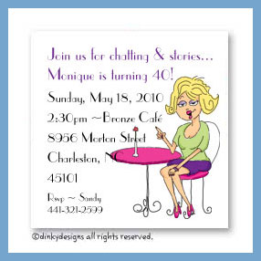 Dinky Designs Discounted Stationery - Monique pick your hair color  magnets 3