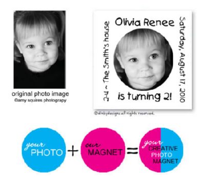 Discounted Dinky Designs Custom photo magnets 3