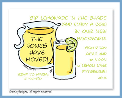 Discounted Dinky Designs Lemonade in the shade magnets 5.5