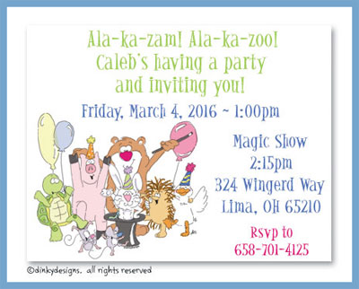 Discounted Dinky Designs Magic party magnets 5.5