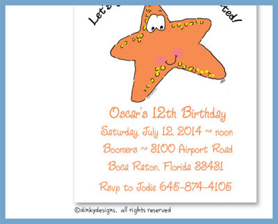 Discounted Dinky Designs Selma the starfish magnets 5.5