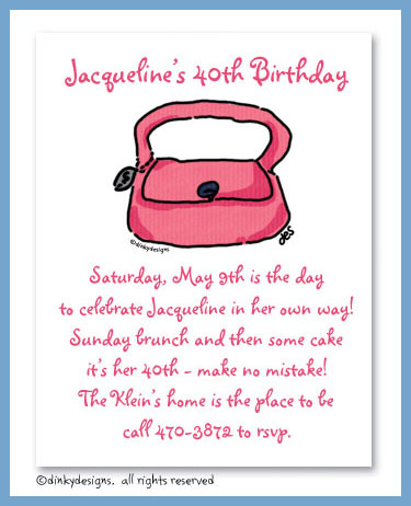 Discounted Dinky Designs Dusty pink purse magnets 5.5