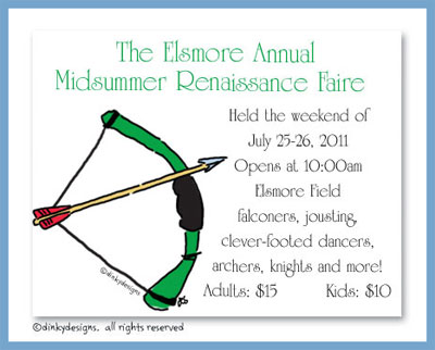 Discounted Dinky Designs Bow & arrow magnets 5.5''x4.25'', personalized