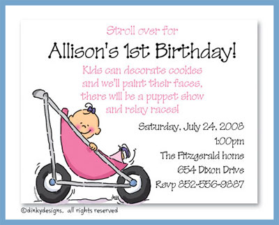 Discounted Dinky Designs Stroller rides - girl magnets 5.5