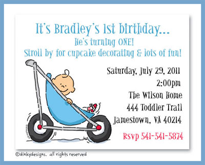 Discounted Dinky Designs Stroller rides - boy magnets 5.5