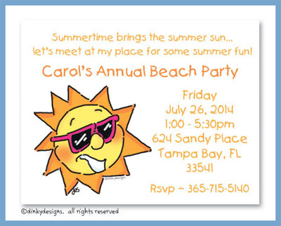 Discounted Dinky Designs Party sun magnets 5.5