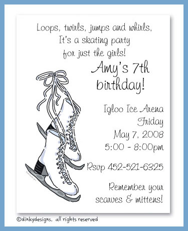 Discounted Dinky Designs Figure 8 skates magnets 5.5