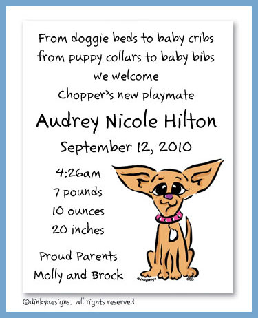 Discounted Dinky Designs Chi-chi the Chihuahua magnets 5.5