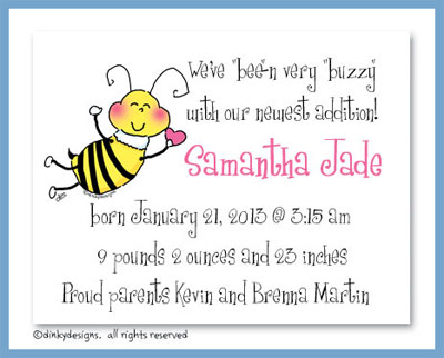 Discounted Dinky Designs Bee-mine magnets 5.5