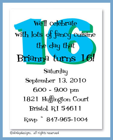 Discounted Dinky Designs Sweet 16 magnets 5.5