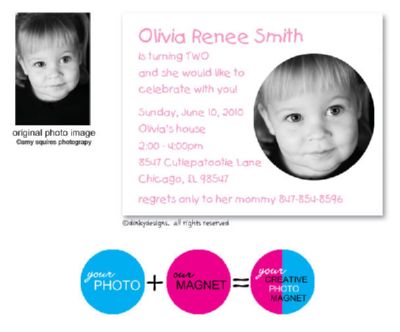 Discounted Dinky Designs Custom photo magnets 5.5