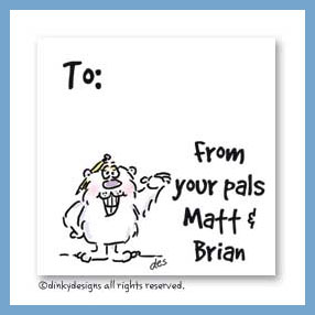 Discounted Dinky Designs Bear with pencil gift cards, personalized