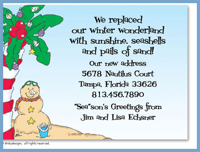 Dinky Designs Stationery Discounted - Sandy candy invitations or announcements, personalized